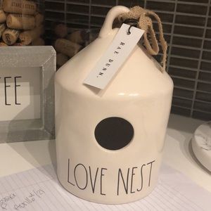 Rae Dunn birdhouse